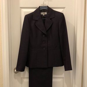 Deep purple pants suit